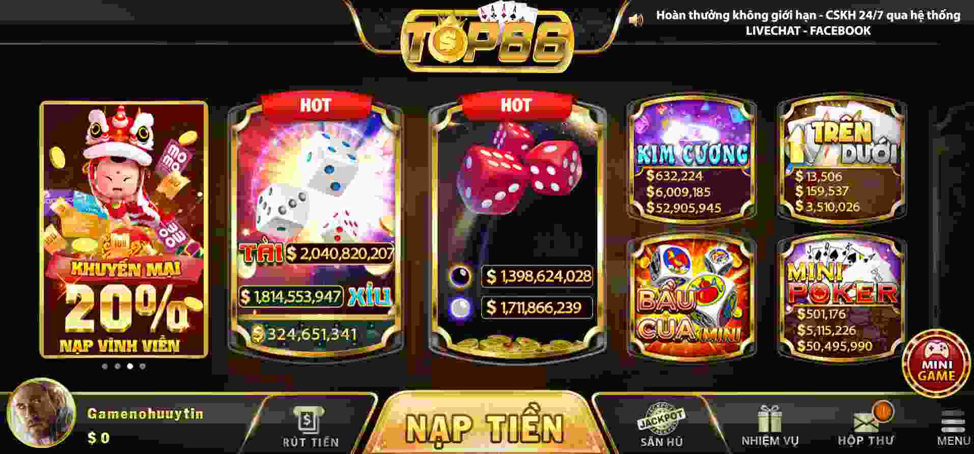 Vn123 mang đến cơ hội chơi các máy đánh bạc hấp dẫn - Vn123