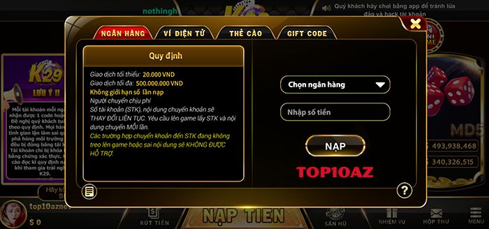 Ưu đãi nạp tiền lần thứ hai hạng Pho88: - Pho88